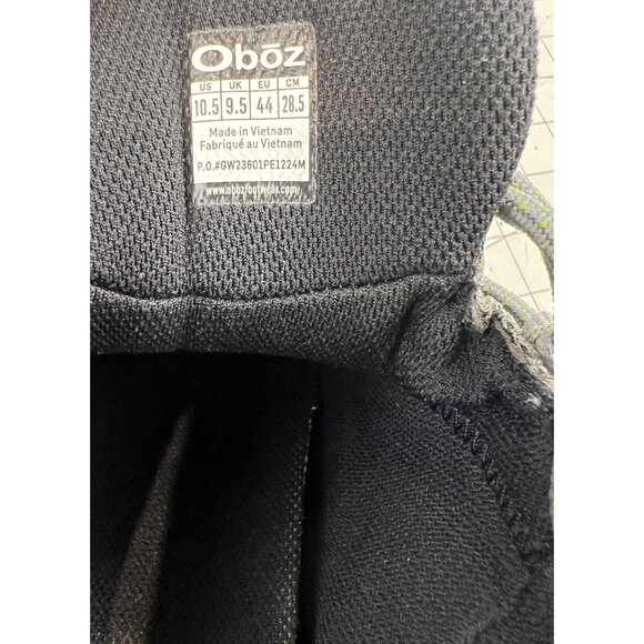 Oboz Men’s Sz. 10.5 Gray Hiking Trail Shoes Sawtooth II Breathable Mesh Upper - Picture 3 of 6
